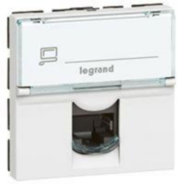 Legrand Arteor 572314 ổ cắm mạng RJ45 Cat6 UTP 2 module màu trắng